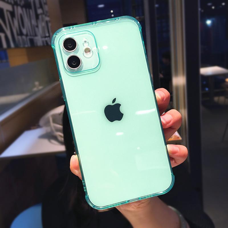 Applicable iPhone13 mobile phone case Apple 12 solid color space case iPhone11 eye protection TPU protective case X