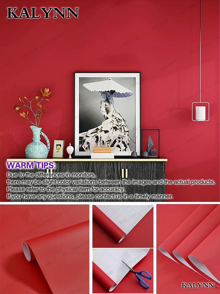 2023 Šířka Olupovací a lepicí tapeta Jednobarevná kontaktní papír Samolepicí nálepka Obklad stěn Nábytek Vinylové role 1-10m