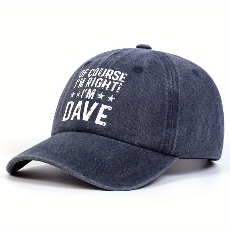 

Comfortable and Breathable Washed Cotton Peaked Cap Retro Letter Printed Baseball Cap Trendy and Versatile Sun Hat темно-синього кольору