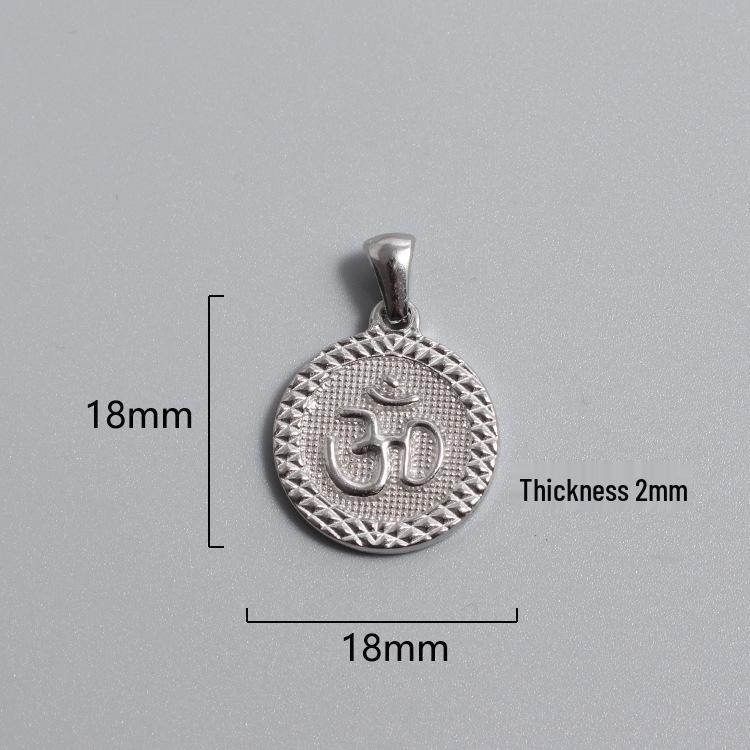 Retro Titanium Steel Cross Necklace Pendant - Stainless Steel DIY Jewelry Accessory, Fade-Resistant