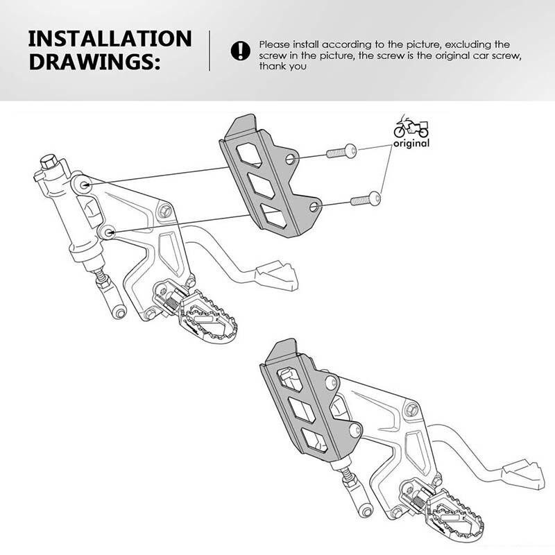 Motorcycle Brake Cylinder Guard Cover Case Protection For Yamaha Tenere 700 T700