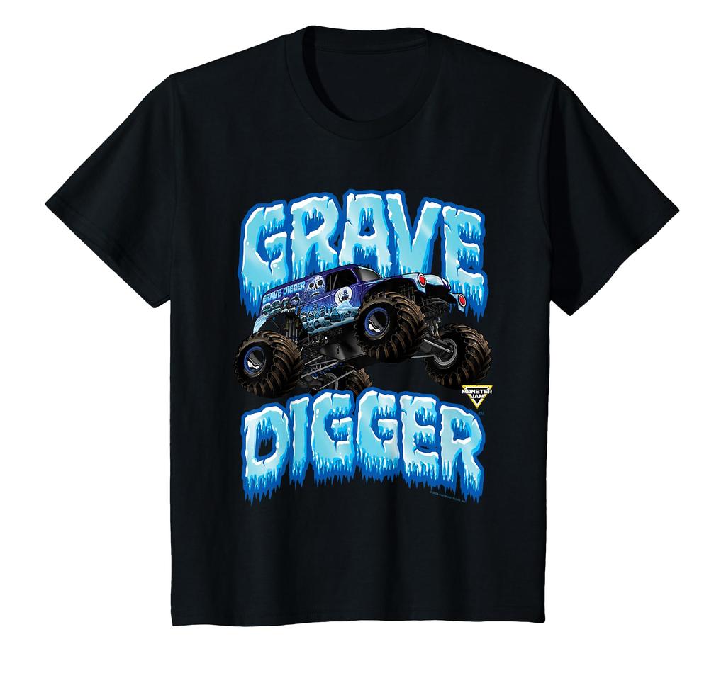 Ripple Junction x Monster Jam Kids Grave Digger Ice Cold T-Shirt