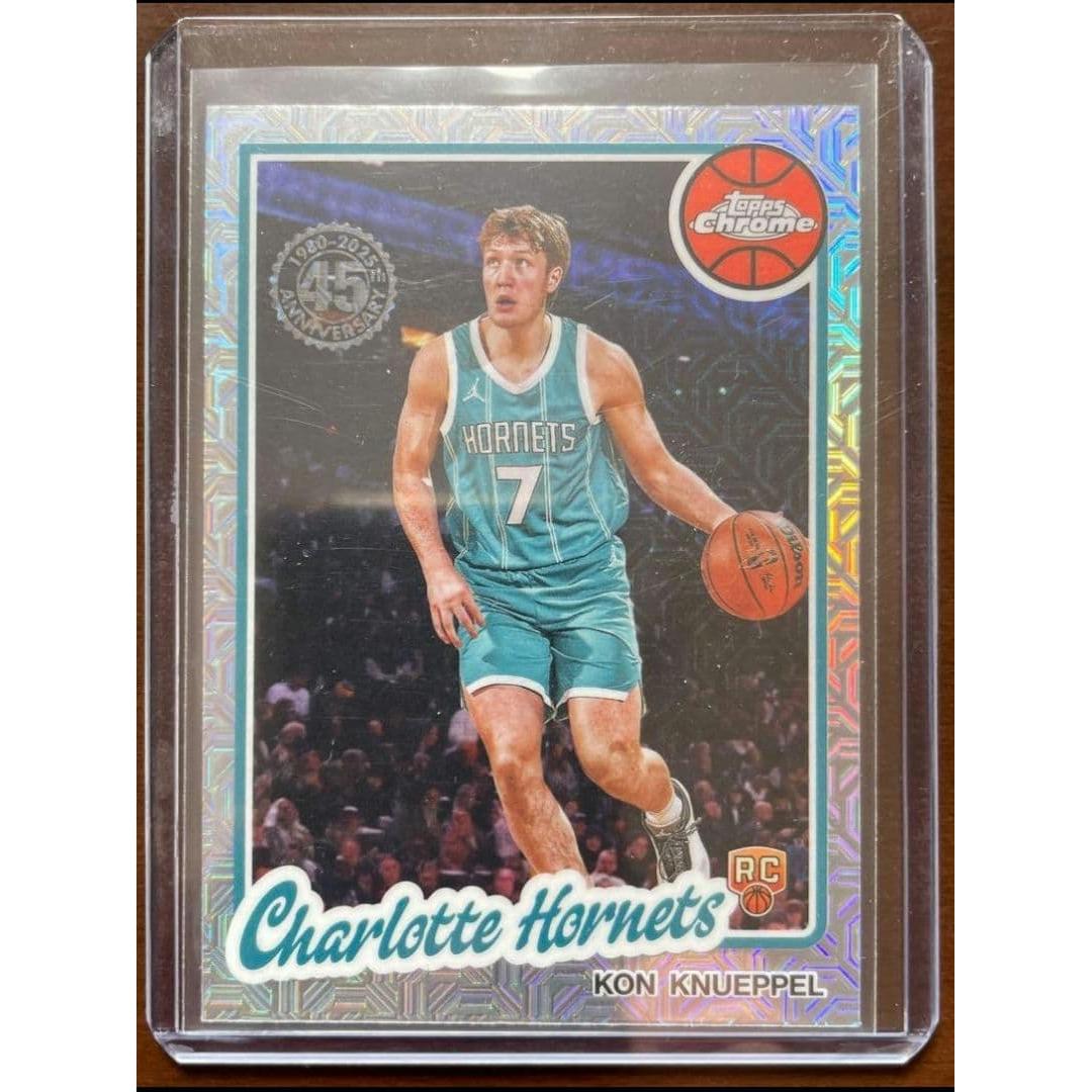 Used Kon Knueppel topps chrome mojo
