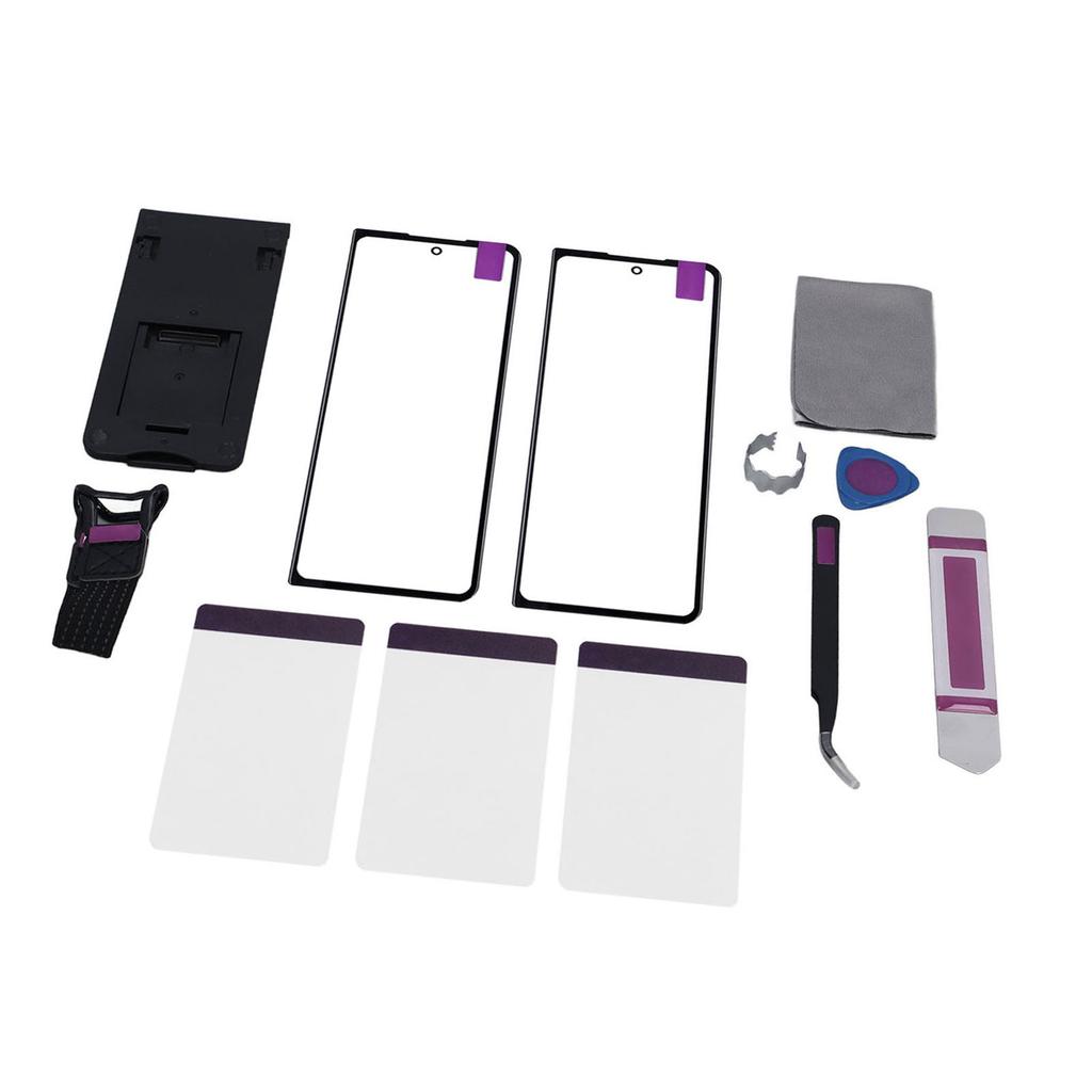 Screen Replacement for Galaxy Z Fold 5 Professional Front Outer Lens Glass Screen Replacement Repair Kit with OCA Glue