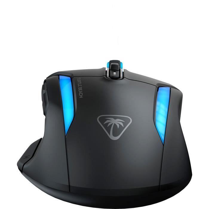 Souris Gaming Sans Fil - Turtle Beach Kone™ II Air - Ergonomique - Noir, Bluetooth, 26 000 DPI, Molette 4D