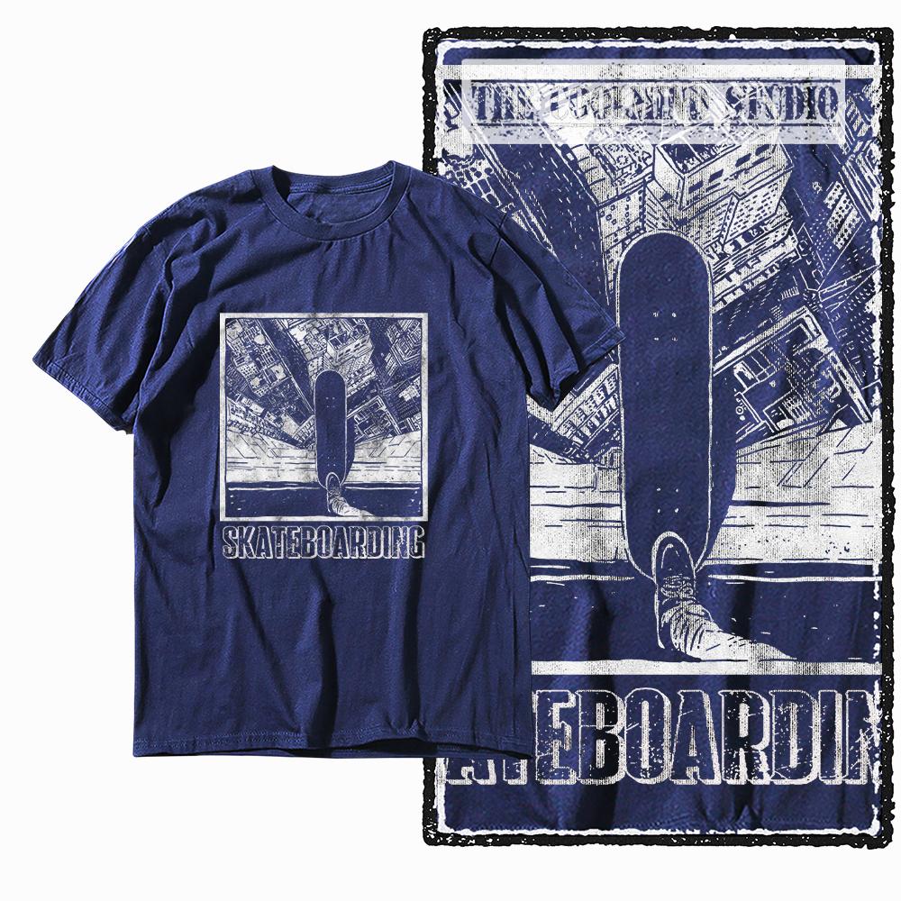 Coolmind Z1046 100% Cotton skate lover Exclusive Graphic Men T shirt Cotton men tshirt cool t-shirt for men tee shirt