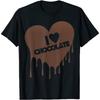 Limited I Love Chocolate Candy Heart Lover Mens T-Shirt