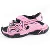 Pristine BALENCIAGA Sandals Track Sandal With logo Pink black fabric 25 617543 Used