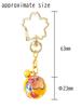 Hana Chirimen Kaleidoscope Japanese Pattern Chirimen Keychain with Bell Made in Japan Souvenir [ZOON] (Yamabuki)