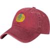 Kazakhstan Emblem Washed Baseball Cap Unisex Cotton Adjustable Casual Golf Hats