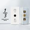 USB Modular Sockets And Switches EU French Socket Module  for EU Standard Wall Mount DIY