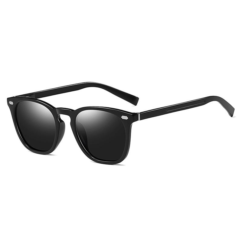 New cross-border European and American fashion aluminum magnesium color-changing polarized sunglasses men s and women s night vision goggles driving