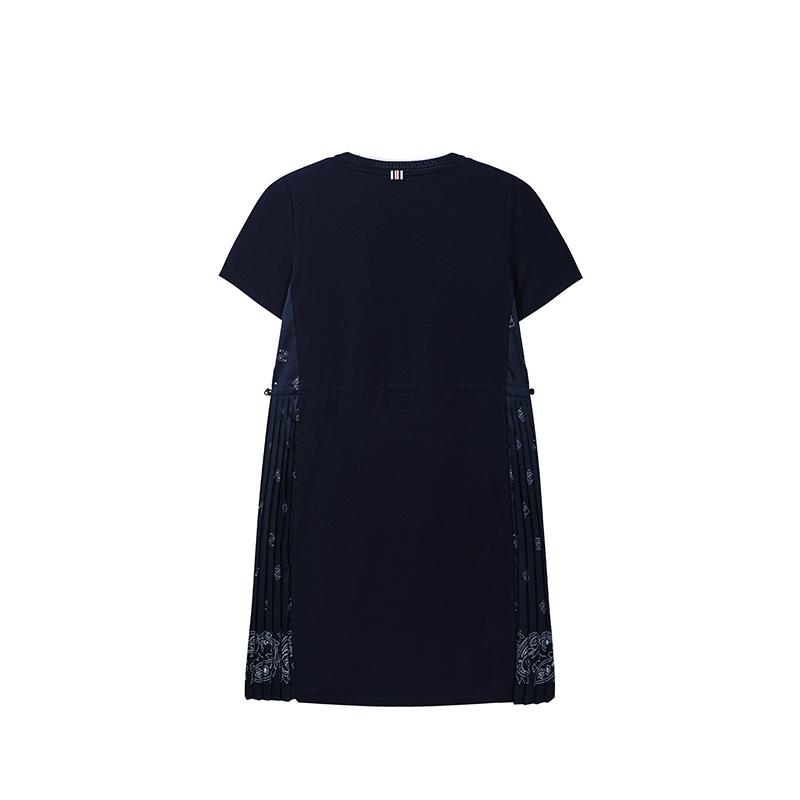 FILA Heritage Antibacterial Cooling Short Sleeve Dress Women dresses F11W638327F-DB