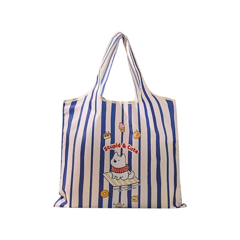 Portable Cartoon Storage Bag Foldable Travel Organizers For Underwear Accessories Multipurpose Polyester Shopping Toted