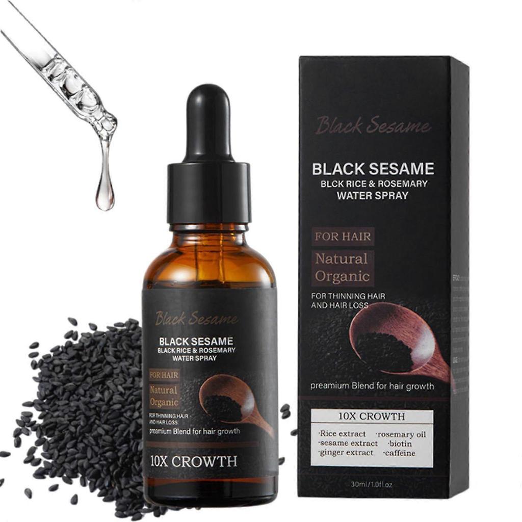 Black Sesame - Black Rice & Rosemary Water Hair Spray Serum Hair Loss Treatments 30ml