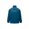 Reebok Sports Fashion Logo Zipper Solid Color Jacket Unisex Jacket Legion-Blue 24FRM111UGBA