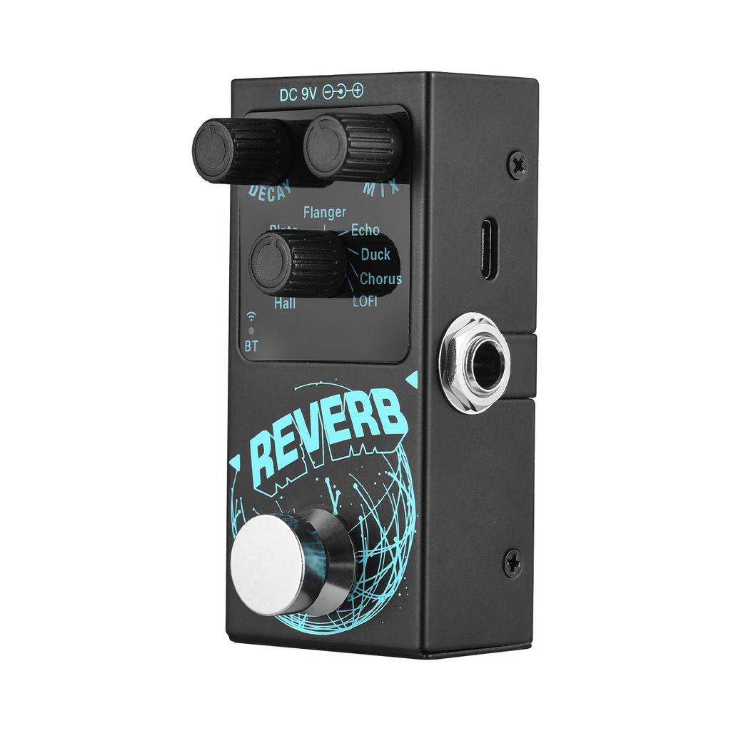 Guitar Effects Pedal Digital Reverb Guitar 9 Different Reverb Guitar Effect Pedal Wireless Accompaniment DECAY MIX