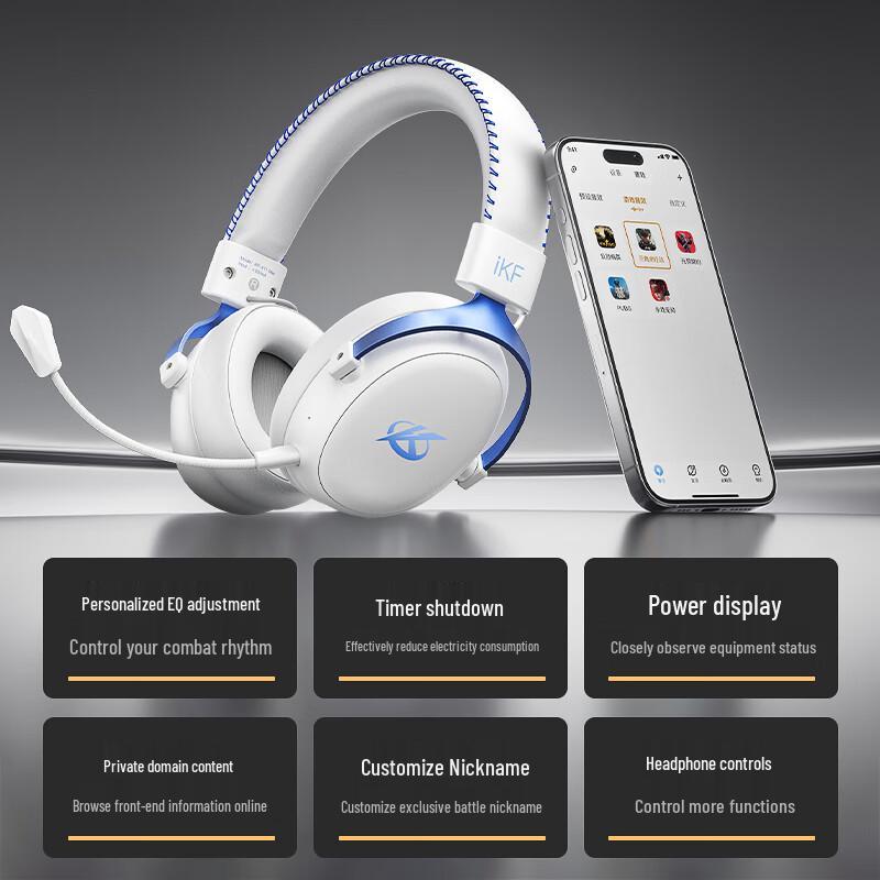 iKF V11 Max 4-Mode Wireless Gaming Headset