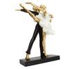 Romantic Couple Dancing Sculpture Decoration Resin Elegant Couple Ballet Dancer Statue Figurine