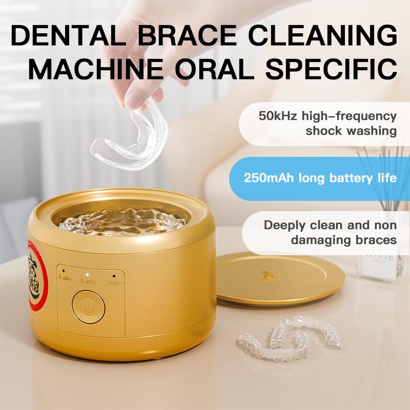 Xiaomi Xiaomi USB Rechargeable Ultrasonic Cleaner Machine – For Dentures, Retainers, Mouth Guards, Aligners & Whitening Trays – Personal Oral