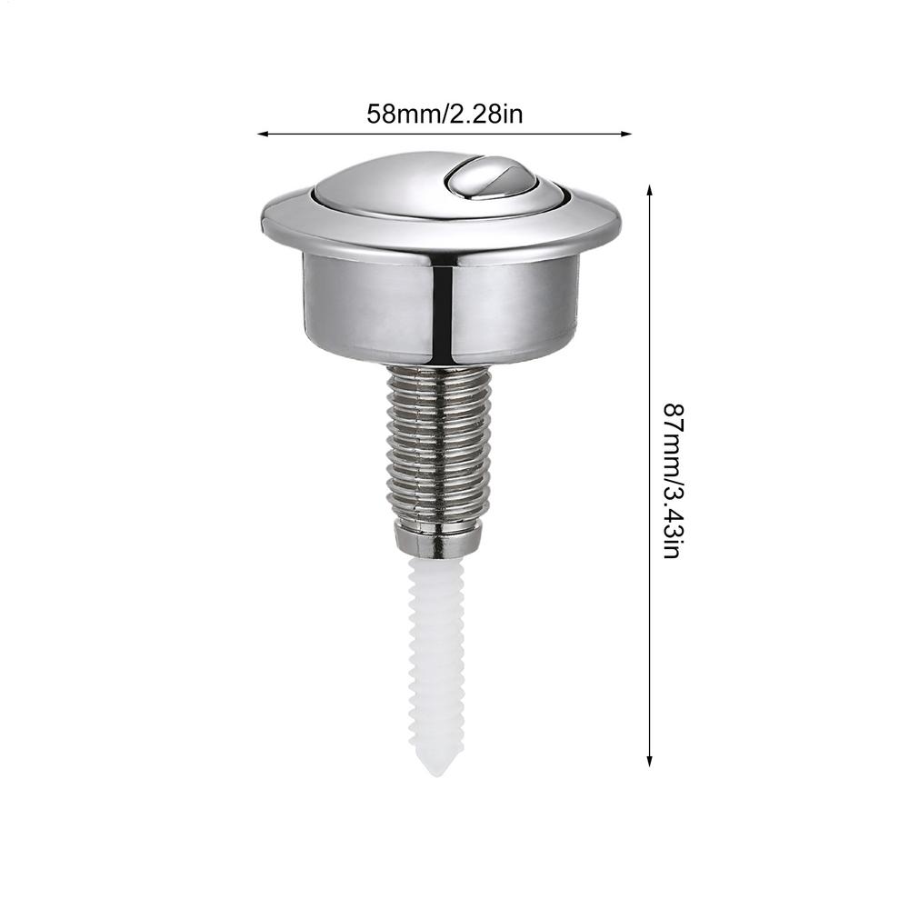 Push Button Toilet Flush Replacement Closed Double Flush Design Toilet Push Button Topper Toilet Accessories Flush Tank