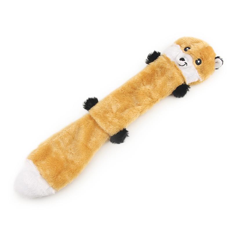 Animal Raccoon Pet Toy Clean Tooth Squeaky Dog Toy Molar Chew Dog Toy