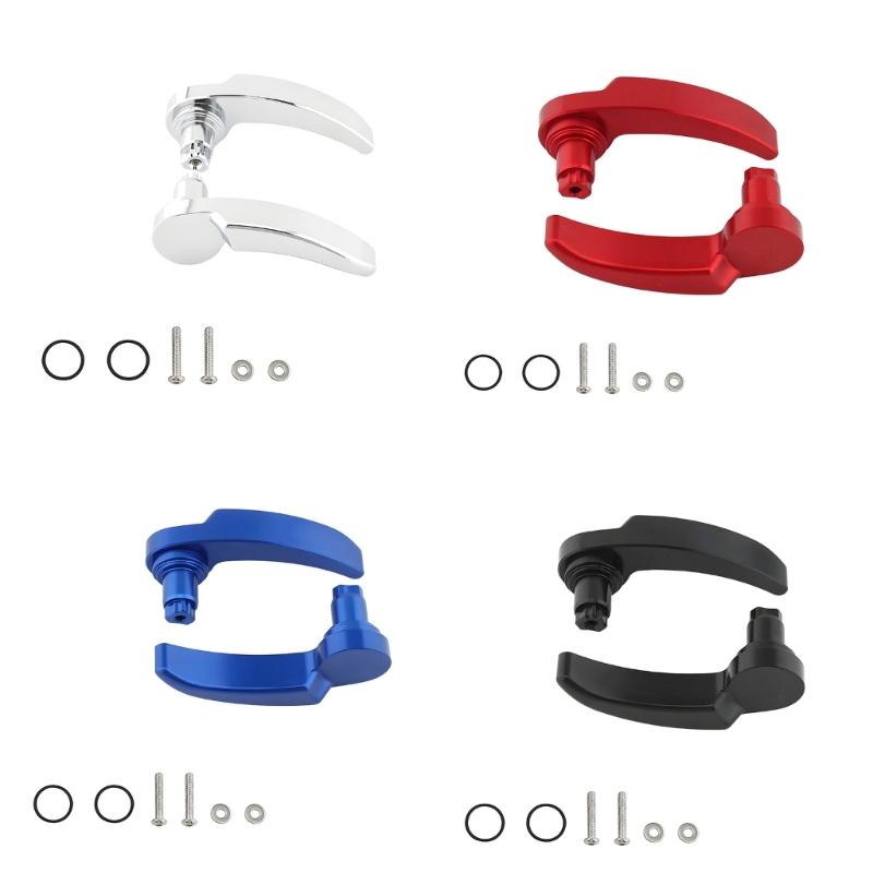 Motorcycle Trim Detail Part Aluminum Frame Saddles Seat Belt Buckle Pull Rod for Replacement Use and Clean Appearance
