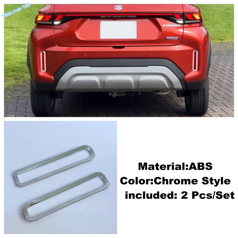 ABS Chrome Decoration Stickers Accessories Rear Fog Lights Lamp Cover Trims Fit For Suzuki Fronx WDB3S WEB3S 2025 2026