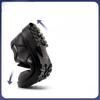 Boys' Black Leather College Shoes: Soft Sole, British Style for Spring & Autumn Shows