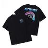 Summer New WORK Wheel Hub Modified Car Style Graphic Print Fashionable Casual Highquality Breathable Mens Roundneck Tshirt