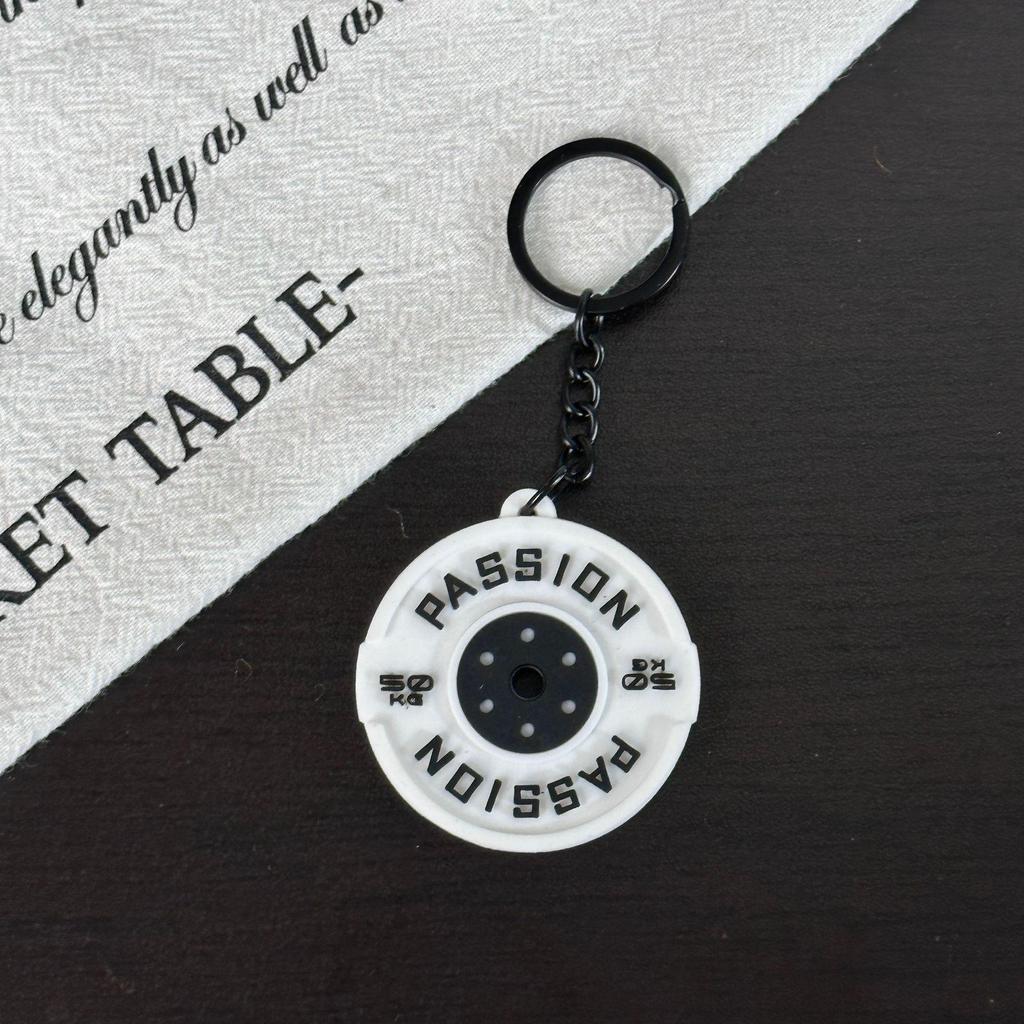 Miu Series Mini Barbell & Dumbbell Plate Keychain Bag Charm