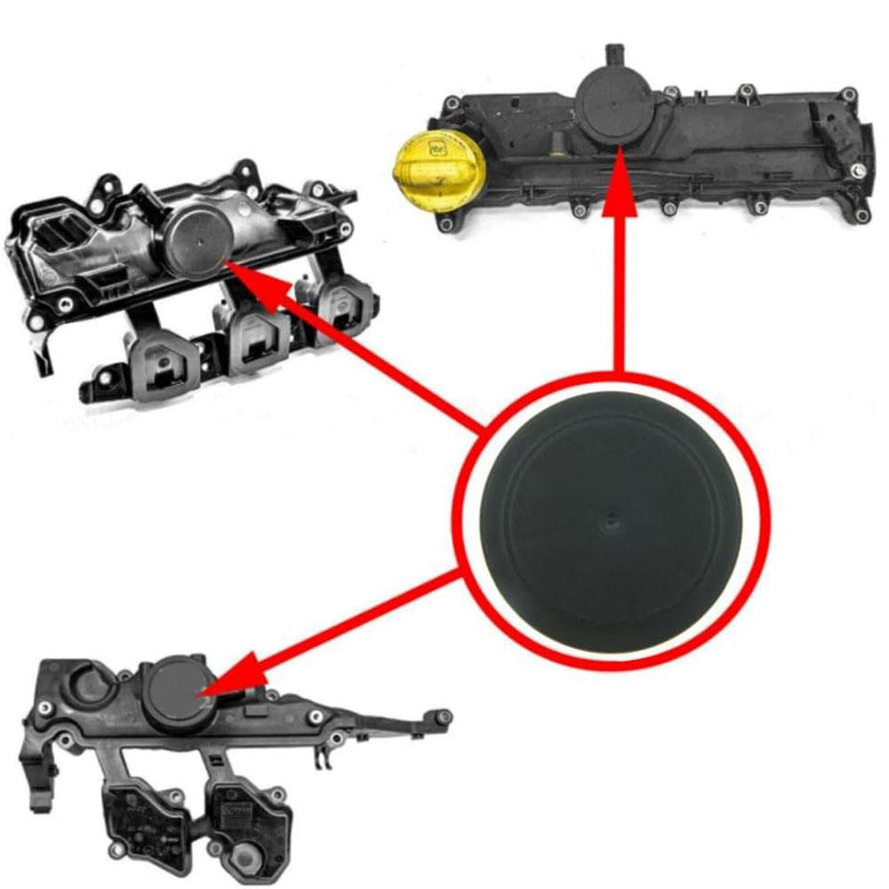 Karterio kvėpavimo membranos vožtuvo dangtelio komplektas Renault M9R 2.0 DCI 8200673395