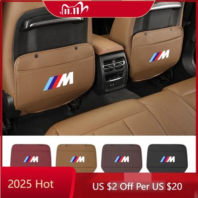 Hot 2025 Car Seat Back Anti Kick Protective Pad Cover Anti-Scratch Mat For BMW Performance M3 M5 F25 F26 F15 F16 E60 E84 G22 G32