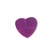 Heart Silicone Make Up Brush Cleaner Wash Scrubber Board Cosmetic Pad Clean