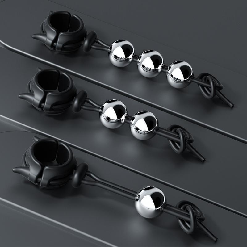 Steel Ball Training Ring for Men's Penis Weight Training To Enhance Firmness and Endurance, Adult Sex Toy