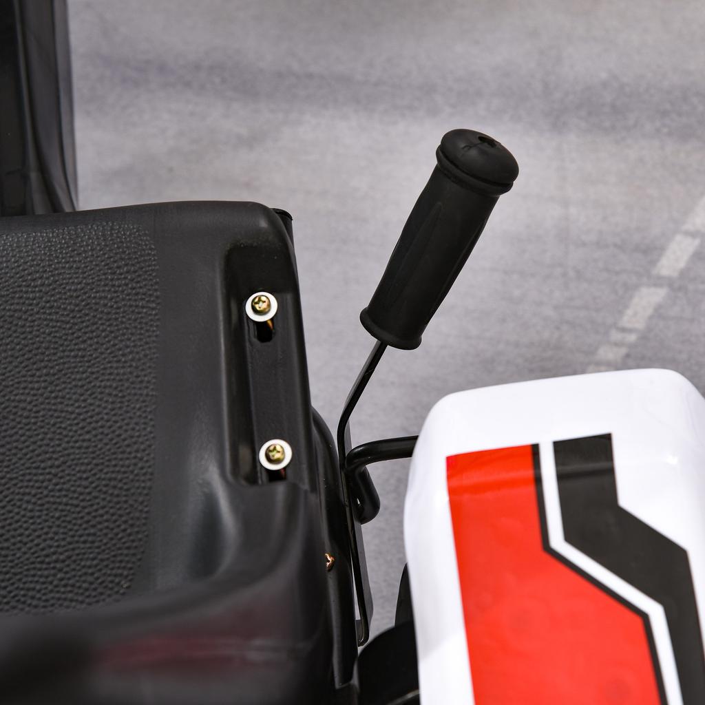 Go-Kart, Pedal Car with Adjustable Seat, Brake, Pedal Drive, Pedal Vehicle with Forward and Reverse Gear