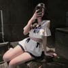 Plus Size Sexy Sailor See-Through Butterfly Lingerie Uniform