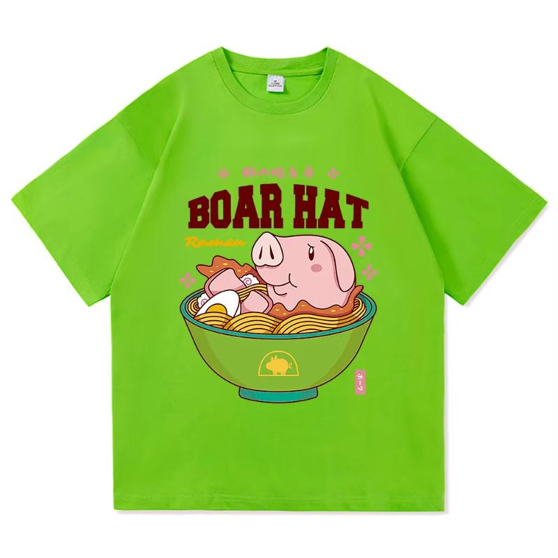 The Seven Deadly Sins T Shirt women Anime Nanatsu No Taizai Sir Hawk Ramen Tshirt Unisex Funny Pig Noodles Cotton Tees Shirts