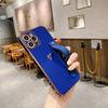 Applicable To iPhone17 Mobile Phone Case New Electroplated 6D Straight Edge Side Love Wristband Bracket Apple 16 Protective Case