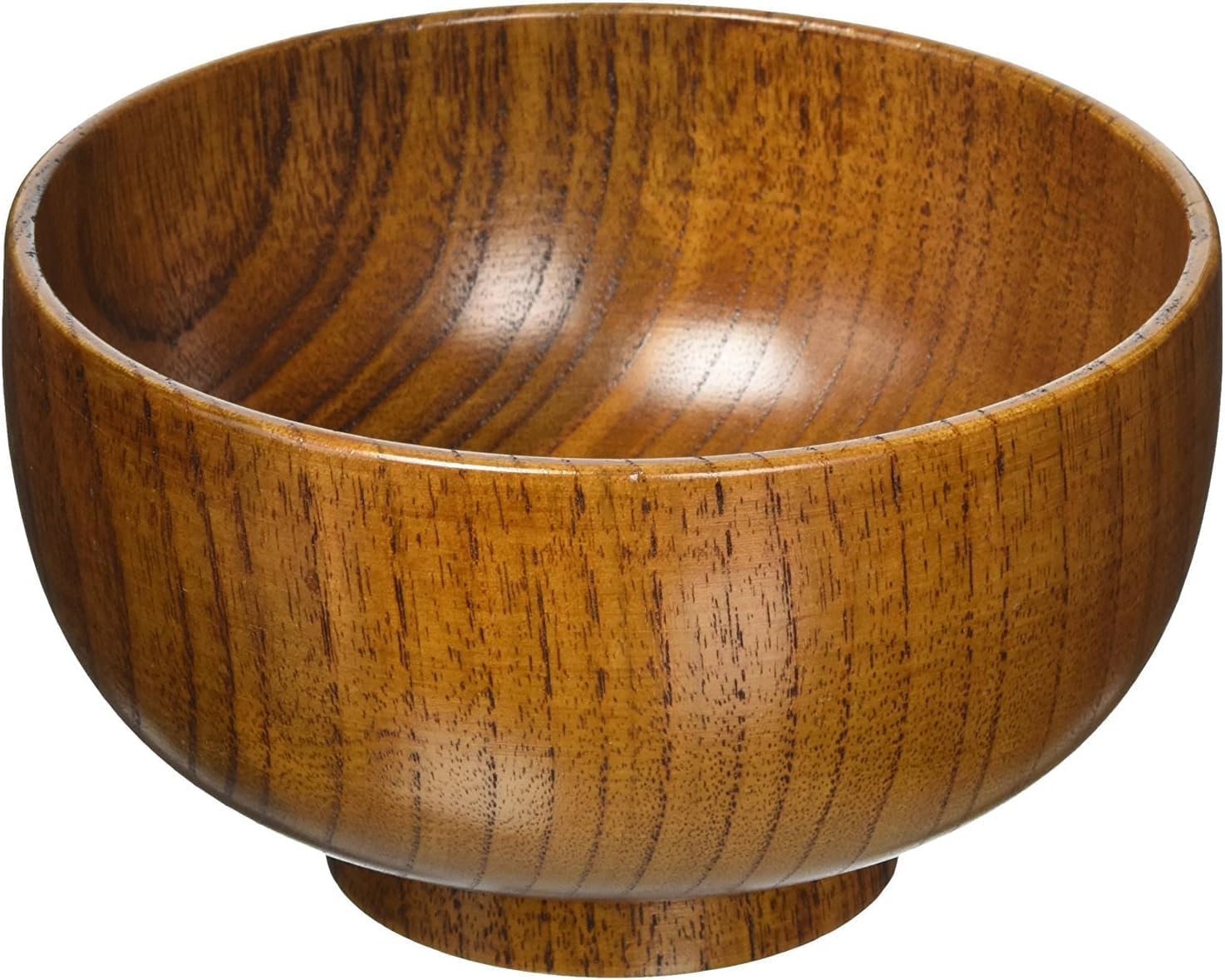 Ishida Lacquered Soup Natural 7 x x (Ishida) Bowl, Wood, 360ml, 11.2 11.2cm