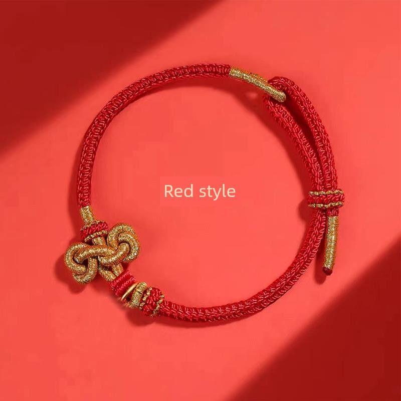 

Браслет Уэнчан Узел Приземлившийся Карп Студенческий Экзамен Ремешок Веревка Ручной Работы Золотой Титул Рейтинга Сдать Каждый Экзамен Подарок Wenchang knot red Ji rope(Manjusri Blessing)