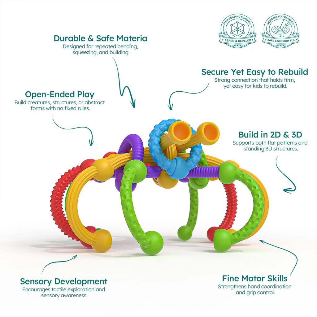 Building Toys for Creative Play, Creative Construction Play Set
