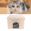 Foldable Pet House with Ice Packs Comfortable Portable Indoor Pet Cave All Season   for Home Travel