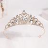 Bling Bling Princess Tiara Heart-Shaped Children's Crown Elegant Bridal Headwear  Wedding