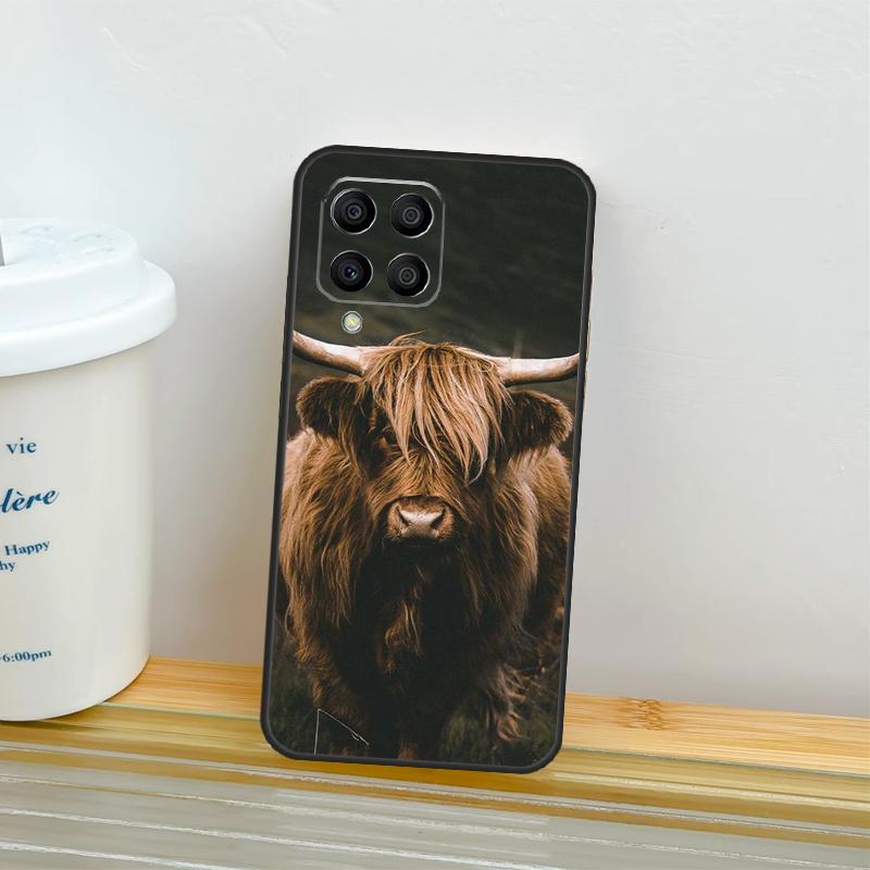 Highland Cow Animal Case For Samsung Galaxy M52 M32 M12 M16 M14 M54 M13 M33 M53 M56 M36 M31 M11 M35 M55 M15 M06