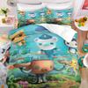 Anime Die Oktonauten Harajuku Kinderbettwäsche-Set Kissenbezug Bettwäsche Heimdekoration 3D-Druck Kinder Junge Mädchen Steppdecke Bettbezug Geschenk