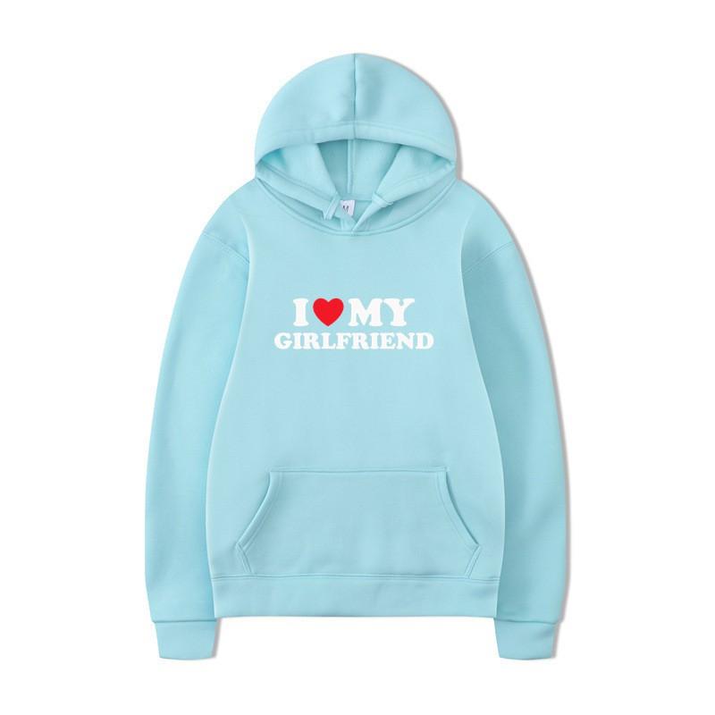Mens Oversized Hooded Sweatshirt With Heart Print Casual Loose Fit Pullover Streetwear