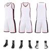Wholesale basketball jersey double pocket basketball jersey men's training jersey group buying print adult children's jersey