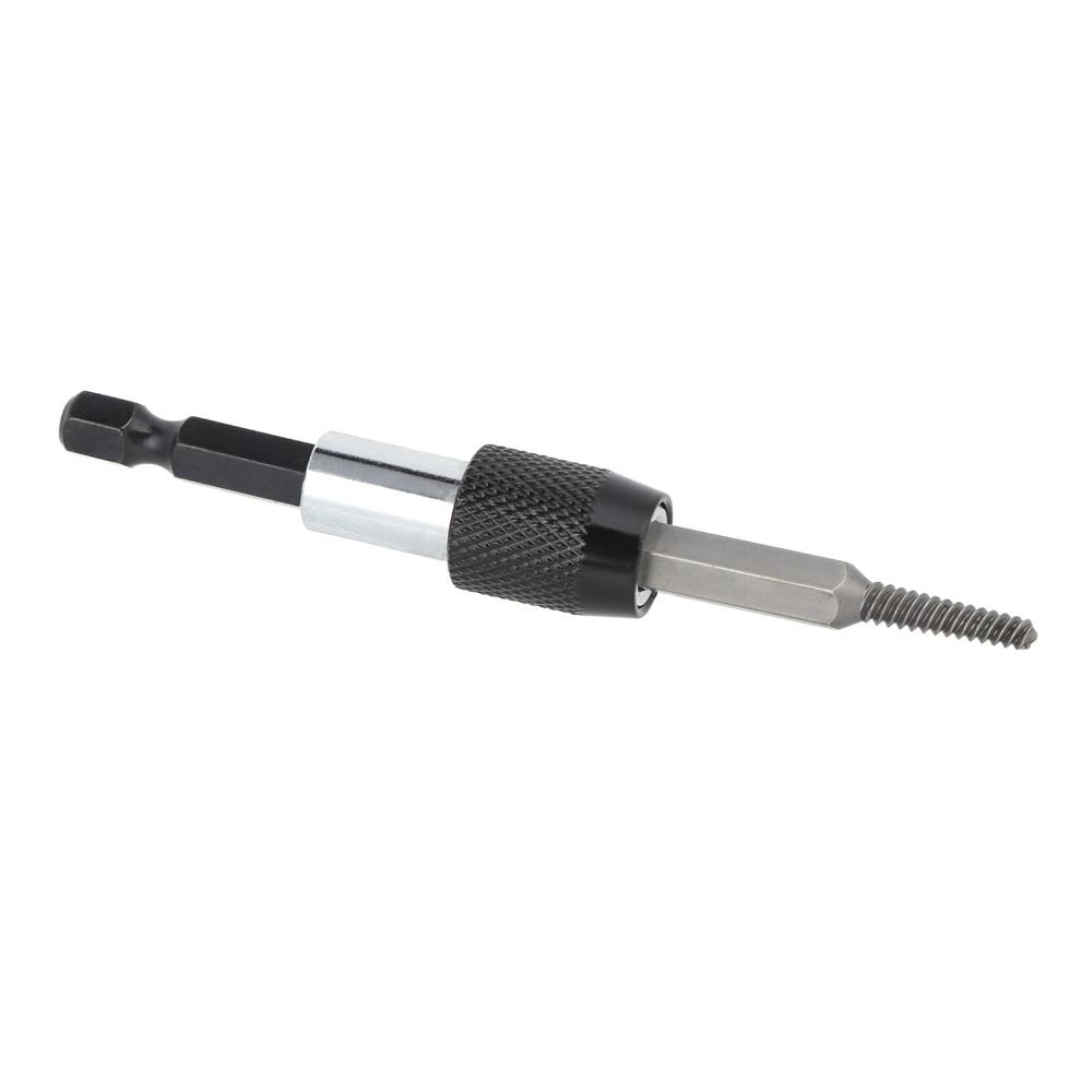 6 Pcs 1/4 Inch Hex Shank Screw Extractor Set With Adapter Broken Screw Extractor  Mechanical Repair