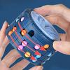 1pc A Difficult 3D Puzzle Cube Featuring A Gyro Spinning Maze with A Rolling Ball, A Brain Teaser Logic Game Suitable for Both Children and Adults